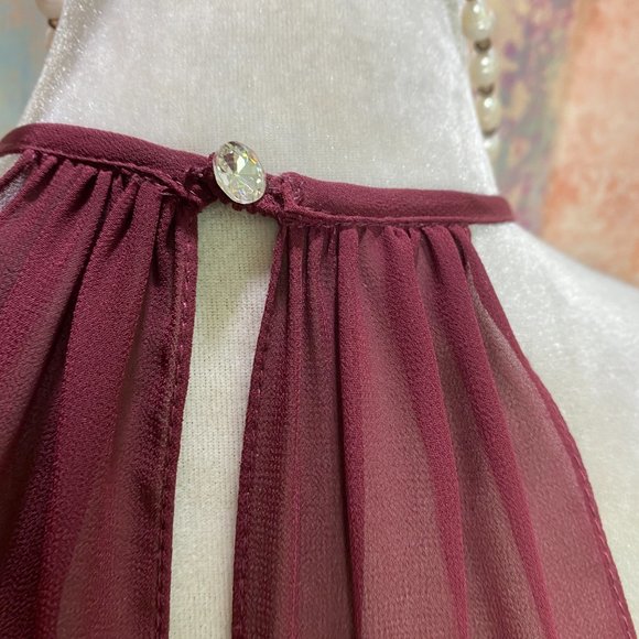 ๐Azazie High Neckline Chiffon Prom -Party Dress - Picture 9 of 16